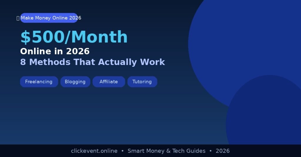 How to Make $500/Month Online