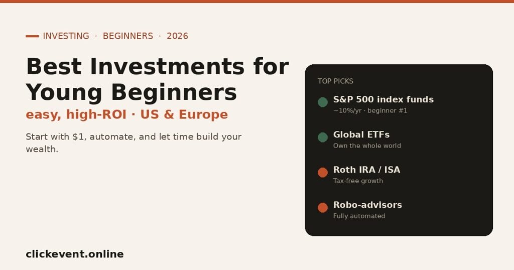 Best Investments for Young Beginners in 2026