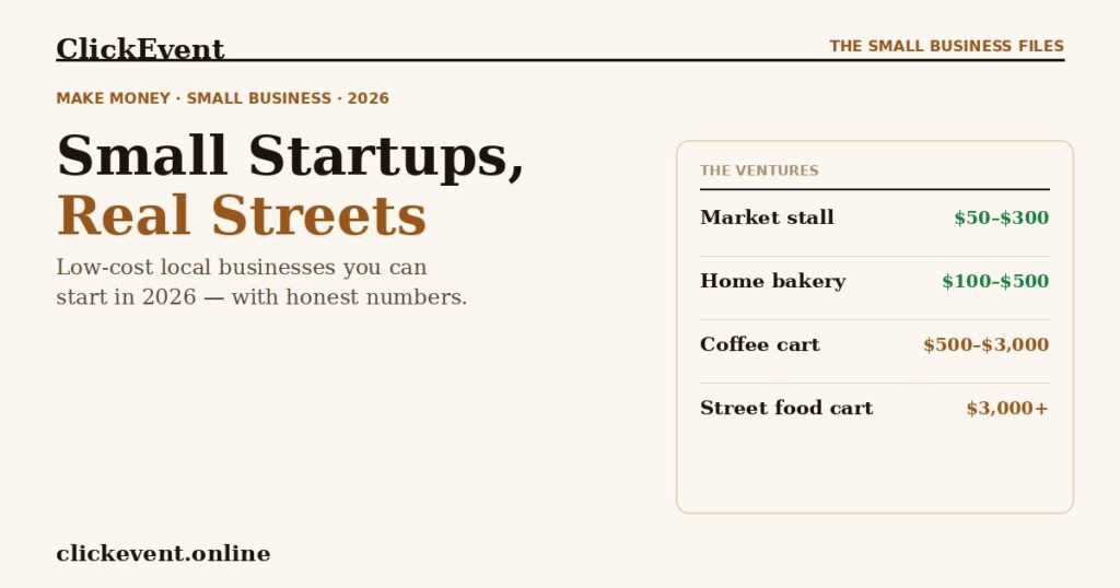 Low-Cost Local Businesses You Can Start in 2026
